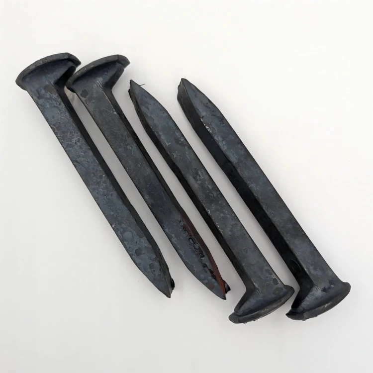 Iron Railroad Spikes L-Shaped Head