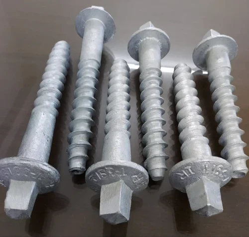 Steel 35# Spiral Spike Nails HDG